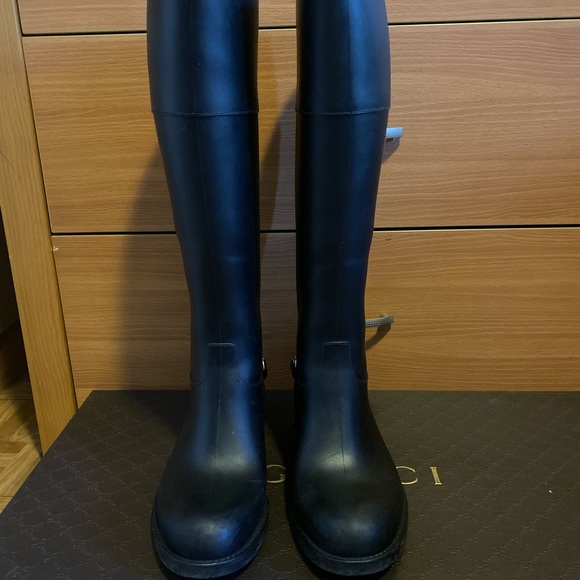 Gucci Rubber Rain Boots - Picture 4 of 7
